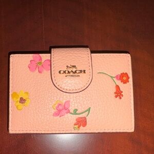 Coach Floral Pink Wallet